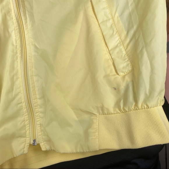 Yellow Vintage Izod Rancho Viejo windbreaker coat - Picture 12 of 15